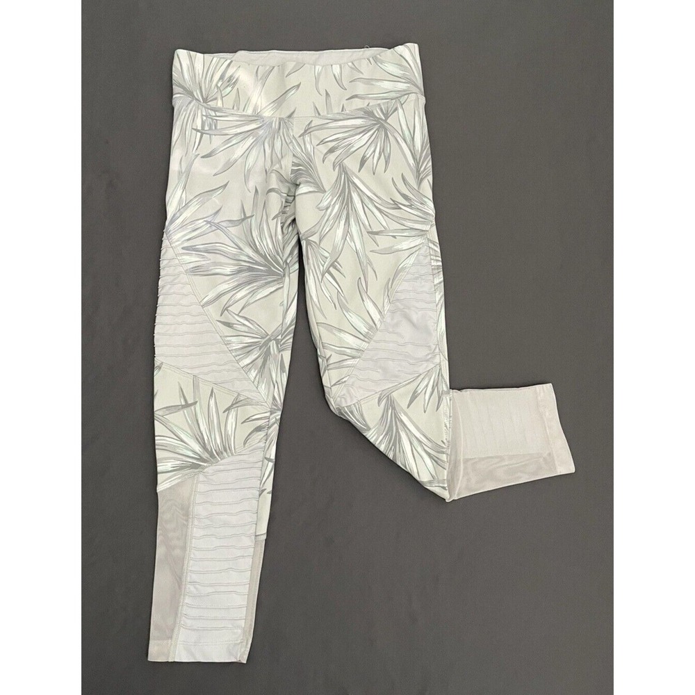 Victoria's Secret Pink Ultimate Womens S/P Yoga Legging Pants Tropical Gray